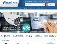 Tablet Screenshot of interhome.com.br